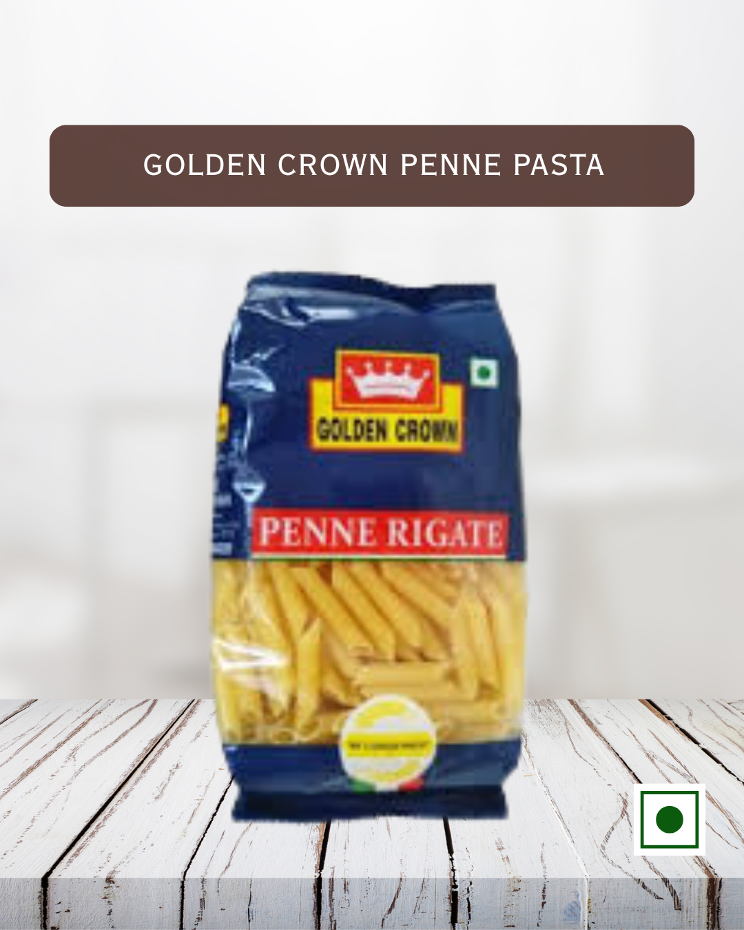 Golden Crown Penne Pasta (Penne Rigate)