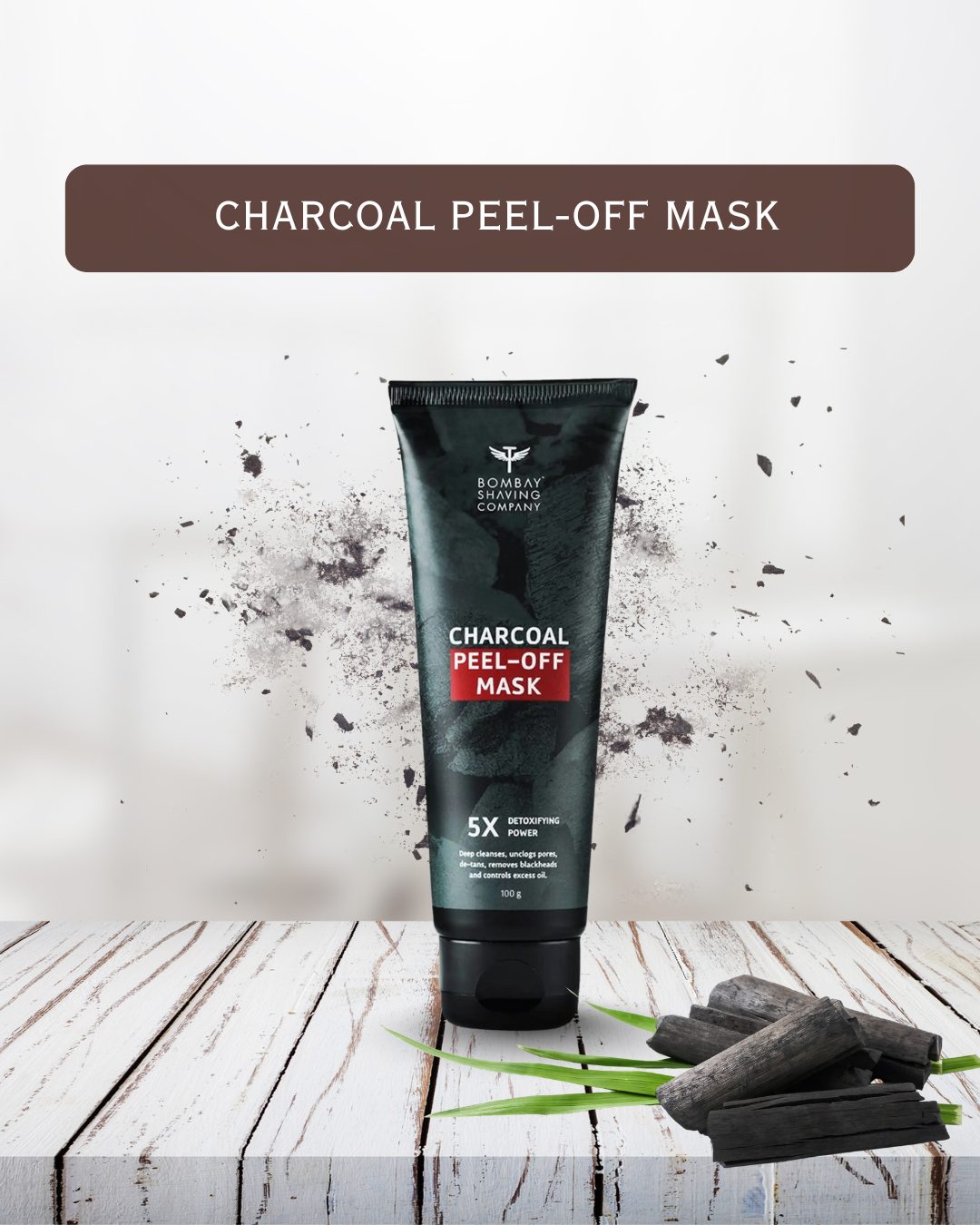 Charcoal Peel-Off Mask | Bombay Shaving Company