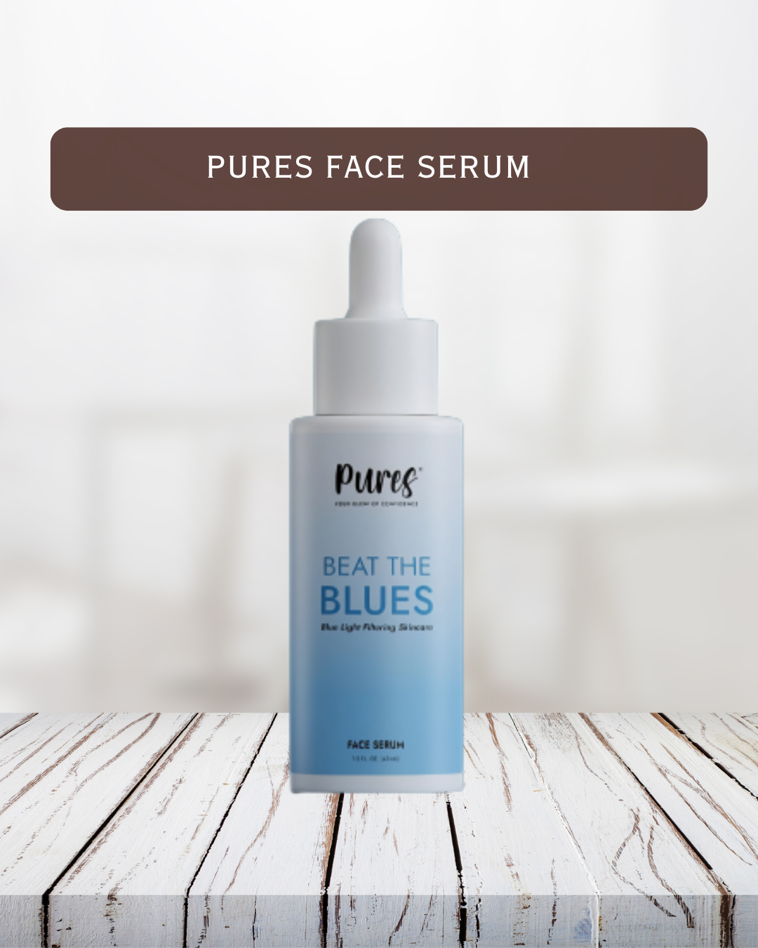 Beat The Blues Face Serum | Pures