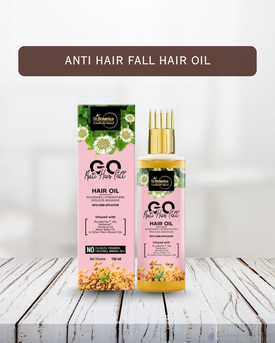Anti Hair Fall Hair Oil | StBotanica