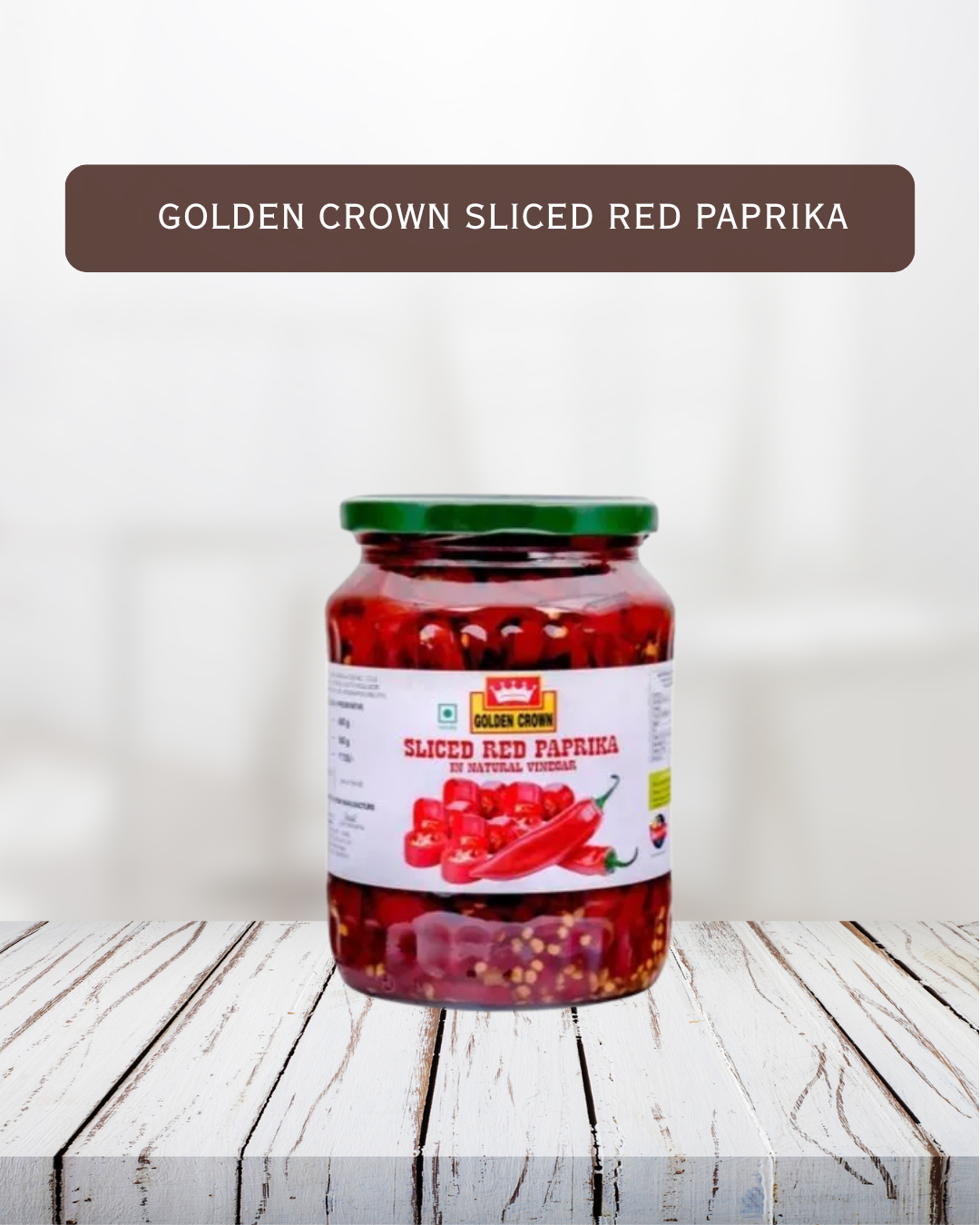 Golden Crown Slice red paprika