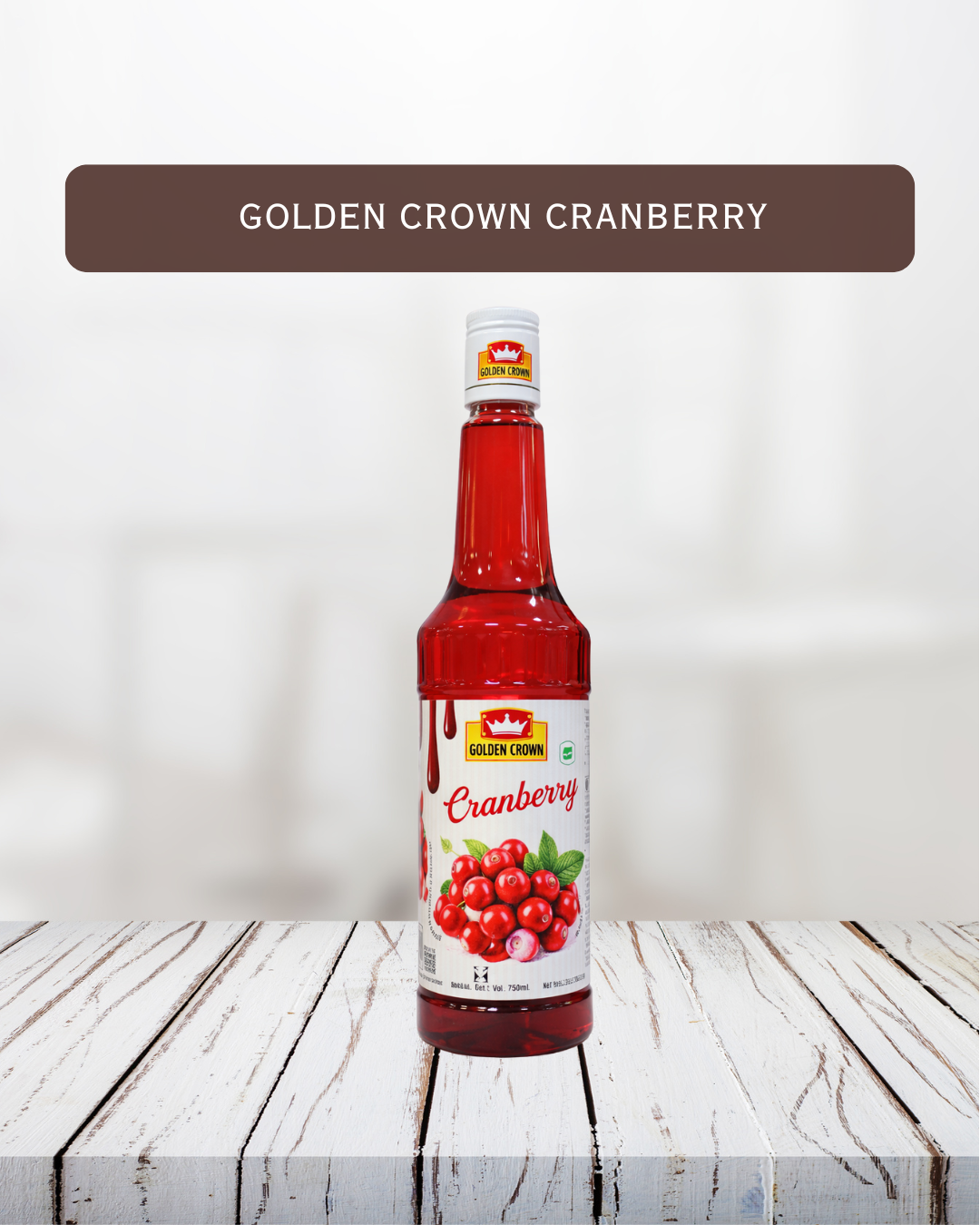 Golden Crown Cranberry Syrup