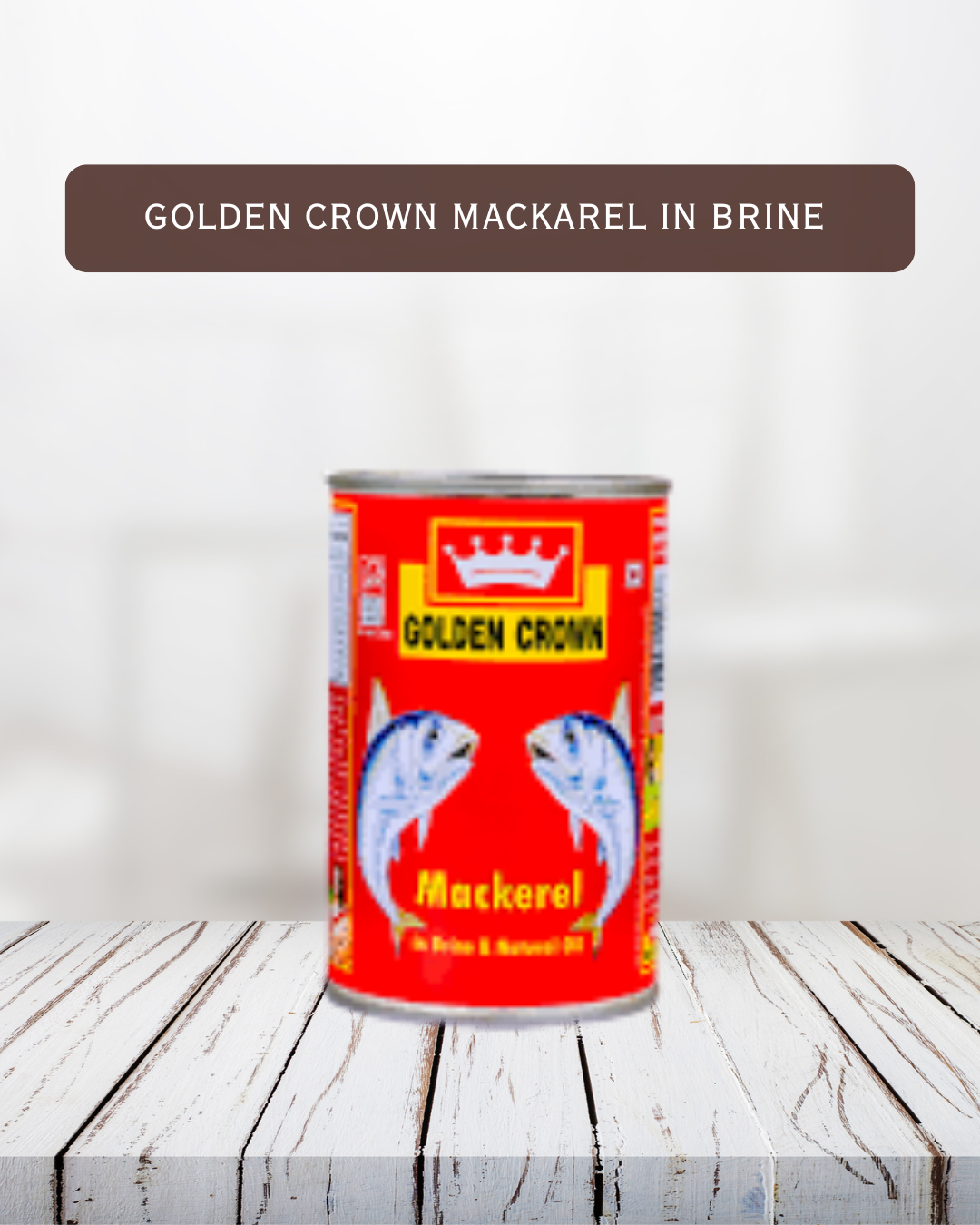 Golden Crown Mackerel in Brine
